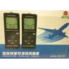 AIrcraft Two-Way Receiver + AM/FM Stereo Portable Radio..
